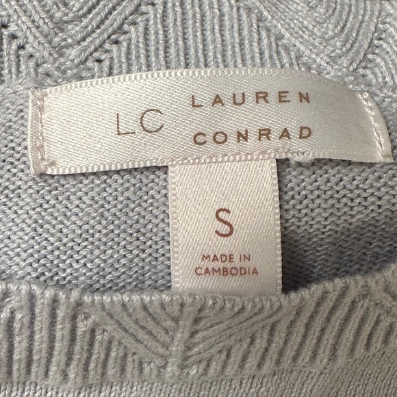 SOLD - Lilac Cutout Dainty Sweater - Picture 4 of 5